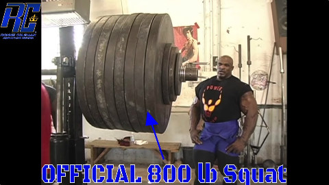 罗尼库尔曼 | 深蹲362公斤(800磅)Yeah Buddy!